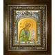 Икона освященная "Иаков (Яков), брат Господень, апостол", в киоте 20x24 см