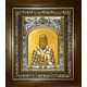 Икона освященная "Игнатий (Брянчанинов) святитель, епископ Ставропольский и Кавказский", в киоте 20x24 см