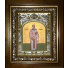 Икона освященная "Игнатий Богоносец, священномученик", в киоте 20x24 см