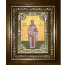 Икона освященная "Игнатий Богоносец, священномученик", в киоте 24x30 см