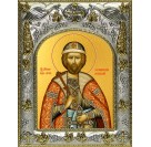 Икона освященная "Игорь Благоверный Великий князь", 14x18 см