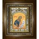 Икона освященная "Иезекииль пророк", в киоте 20x24 см