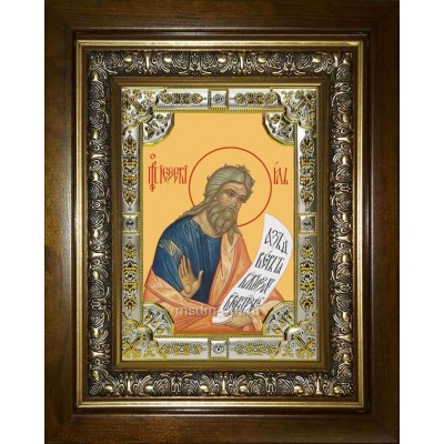 Икона освященная "Иезекииль пророк", в киоте 24x30 см фото