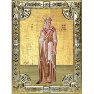 Икона освященная "Иерофей преподобный", 18x24 см, со стразами фото