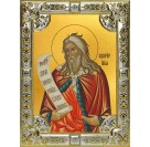 Икона освященная "Илия (Илья) Пророк", 18х24 см, со стразами