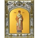 Икона освященная "Иннокентий, митрополит Московский, святитель", 14x18 см
