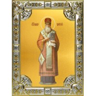 Икона освященная "Иннокентий, митрополит Московский, святитель" ,18х24 см, со стразами фото