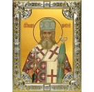 Икона освященная "Иннокентий, митрополит Московский, святитель , 18х24 см, со стразами