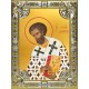 Икона освященная "Иоанн (Иван) Златоуст, архиепископ Константинопольский, святитель" , 18х24 см, со стразами