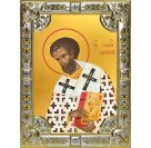 Икона освященная "Иоанн (Иван) Златоуст, архиепископ Константинопольский, святитель" , 18х24 см, со стразами
