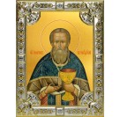 Икона освященная "Иоанн (Иван) Кронштадский праведный чудотворец", 18х24 см, со стразами