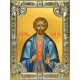 Икона освященная "Иоанн (Иван) Новый, Сочавский, великомученик", 18х24 см, со стразами