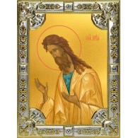 Икона освященная "Иоанн (Иван) Предтеча, Креститель Господень", 18х24 см, со стразами фото