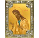 Икона освященная "Иоанн (Иван) Предтеча, Креститель Господень", 18х24 см, со стразами
