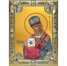 Икона освященная "Иоасаф епископ Белгородский, святитель", 18х24 см, со стразами