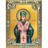 Икона освященная "Иоасаф, епископ Белгородский, святитель" ,18х24 см, со стразами фото