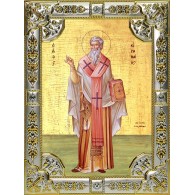 Икона освященная "Ириней Лионский священномученик", 18х24 см, со стразами фото