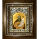 Икона освященная "Лаврентий ,Христа ради юродивый,Калужский чудотворец,праведный", в киоте 20x24 см