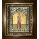 Икона освященная "Леонид Афинский, святитель", в киоте 20x24 см