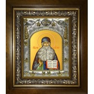 Икона освященная "Максим Грек преподобный", в киоте 20x24 см фото