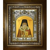Икона освященная "Мелетий епископ Рязанский и Зарайский, святитель", в киоте 20x24 см фото