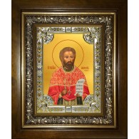 Икона освященная "Мирон (Ржепик) священномученик", в киоте 24x30 см фото