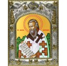 Икона освященная "Мирон Чудотворец, епископ Критский, святитель", 14x18 см