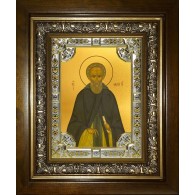 Икона освященная "Михей Радонежский преподобный", в киоте 24x30 см фото