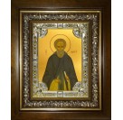 Икона освященная "Михей Радонежский преподобный", в киоте 24x30 см