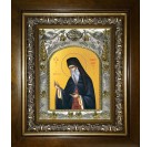 Икона освященная "Никодим Святогорец, преподобный", в киоте 20x24 см