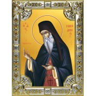 Икона освященная "Никодим Святогорец, преподобный", 18x24 см, со стразами фото