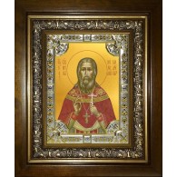 Икона освященная "Николай Кандауров, священномученик", в киоте 24x30 см фото