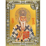 Икона освященная "Николай Сербский, святитель", 18х24 см, со стразами фото