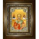 Икона освященная "Николай чудотворец, архиепископ Мир Ликийских, святитель", в киоте 24x30 см