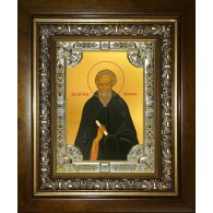 Икона освященная "Никон Радонежский игумен, преподобный", в киоте 24x30 см фото