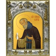 Икона освященная "Нил Сорский преподобный", 14x18 см фото