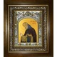 Икона освященная "Нил Сорский преподобный", в киоте 20x24 см