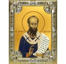Икона освященная "Нифонт епископ Кипрский, святитель", 18x24 см, со стразами