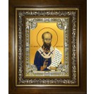 Икона освященная "Нифонт епископ Кипрский, святитель", в киоте 24x30 см