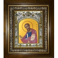 Икона освященная "Павел апостол", в киоте 20x24 см фото