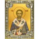 Икона освященная "Павлин Милостивый, епископ Ноланский, святитель", 18х24 см, со стразами