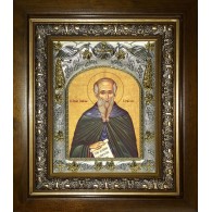 Икона освященная "Паисий Великий преподобный", в киоте 20x24 см фото