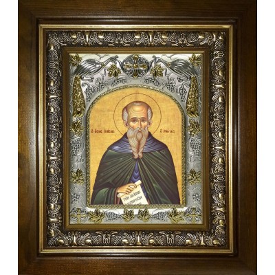 Икона освященная "Паисий Великий преподобный", в киоте 20x24 см фото