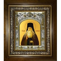 Икона освященная "Паисий Величковский преподобный", в киоте 20x24 см фото