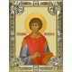 Икона освященная "Пантелеймон великомученик и целитель ", 18x24 см, со стразами