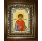 Икона освященная "Пантелеймон великомученик и целитель", в киоте 24x30 см