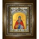 Икона освященная "Пахомий Великий преподобный", в киоте 20x24 см