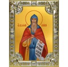 Икона освященная "Пахомий Великий преподобный", 18x24 см, со стразами