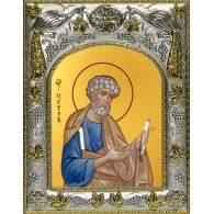 Икона освященная "Пётр Апостол", 14x18 см фото