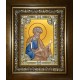 Икона освященная "Пётр апостол", в киоте 24x30 см